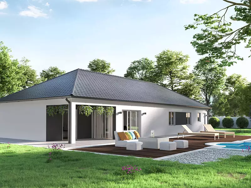 Maison neuve, 95 m² - Montescourt-Lizerolles (02440)