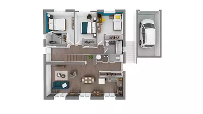 Maison neuve, 100 m²