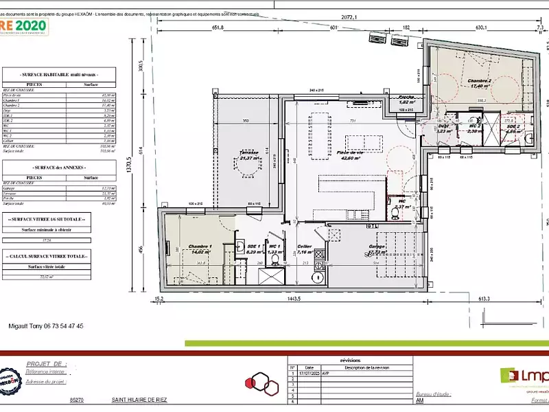 Maison neuve, 103 m² - Saint-Hilaire-de-Riez (85270)