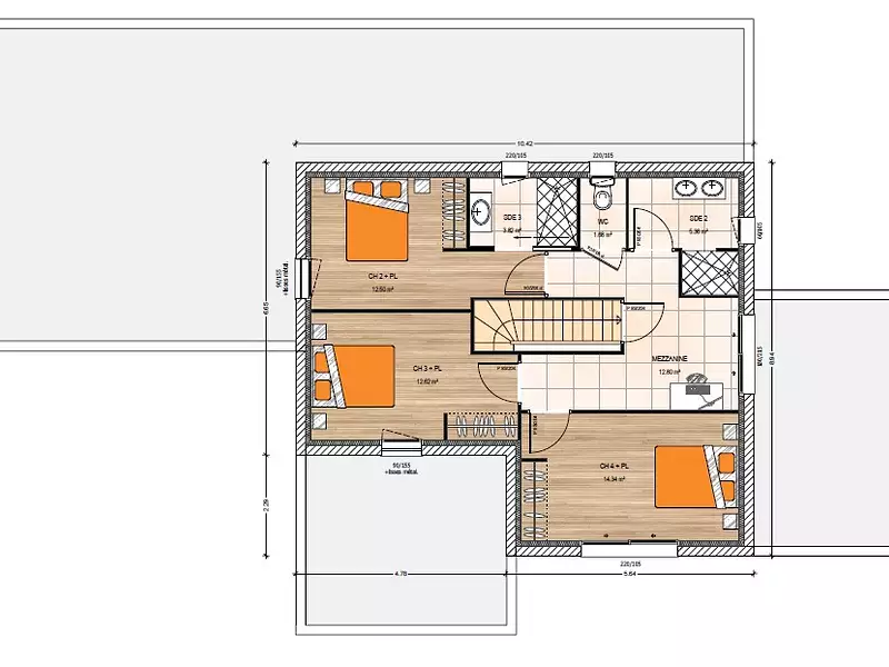Maison neuve, 195 m² - Saint-Barthélemy-d'Anjou (49124)