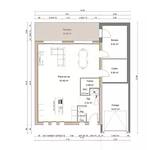 Maison neuve, 102 m²