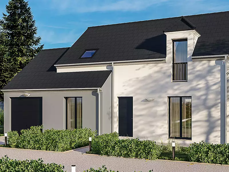 Maison neuve, 108 m² - Bailly-Romainvilliers (77700)