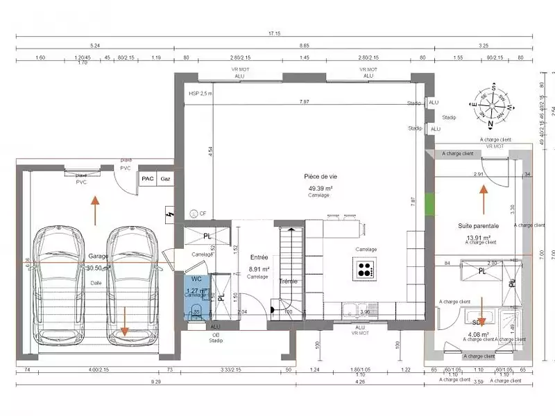 Maison neuve, 135 m² - Baulne (91590)