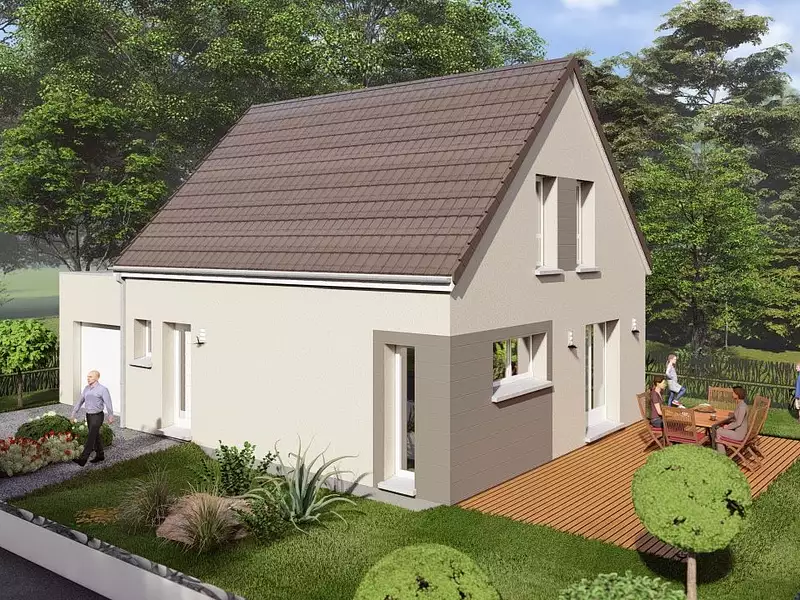 Maison neuve, 89 m² - Ungersheim (68190)