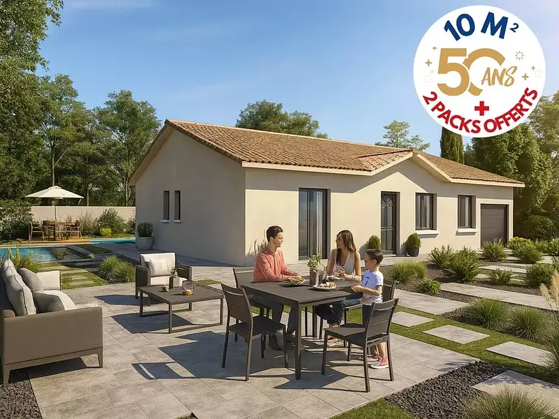 Maison neuve, 85 m² - Cuisery (71290)