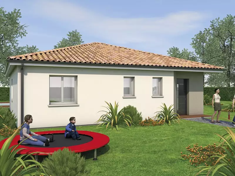 Maison neuve, 93 m² - Vayres (33870)