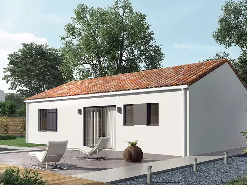 Maison neuve, 90 m² - Saint-Jean-de-Liversay (17170)