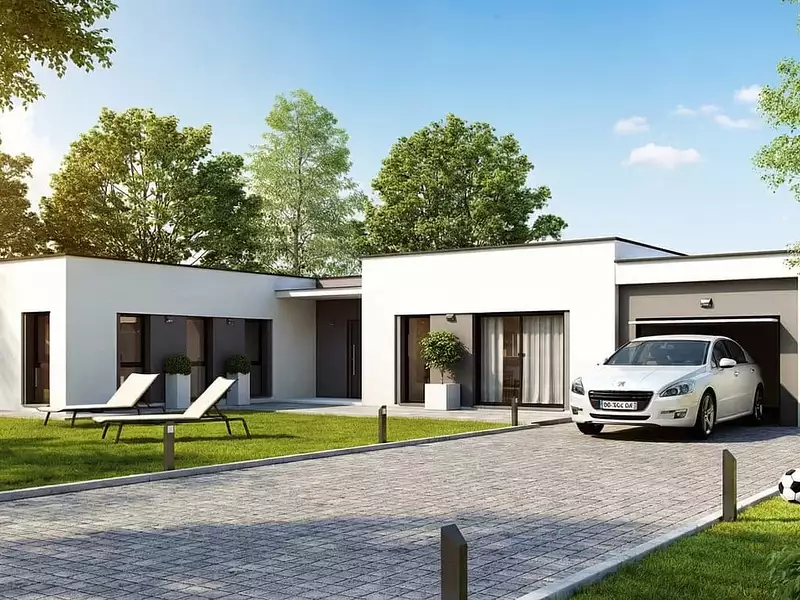 Maison neuve, 109 m² - Sainte-Féréole (19270)