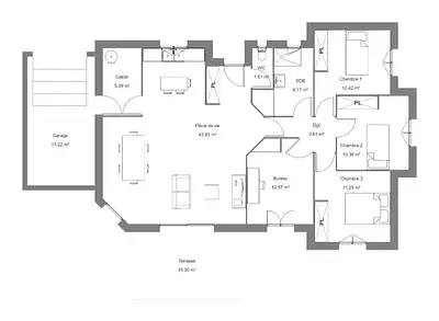 Maison neuve, 103 m²