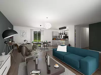 Maison neuve, 92,38 m²