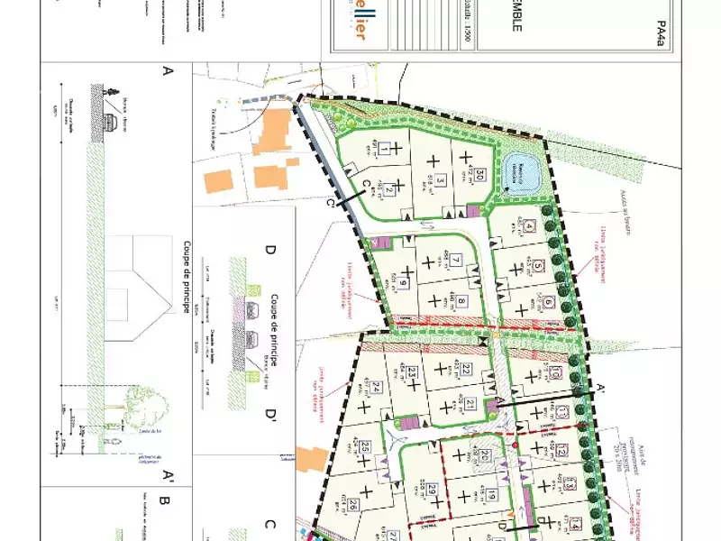 Terrain à bâtir, 510 m² - Changé (53810)