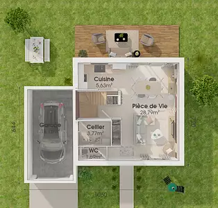 Maison neuve, 78 m²