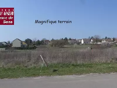 Terrain à bâtir, 839 m² - Sergines (89140)