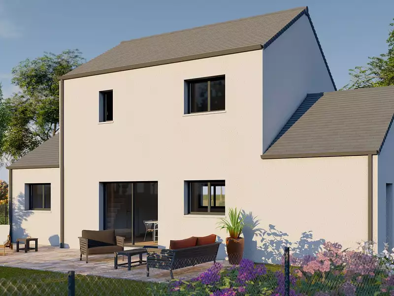 Maison neuve, 102,12 m² - Le Puy-Notre-Dame (49260)