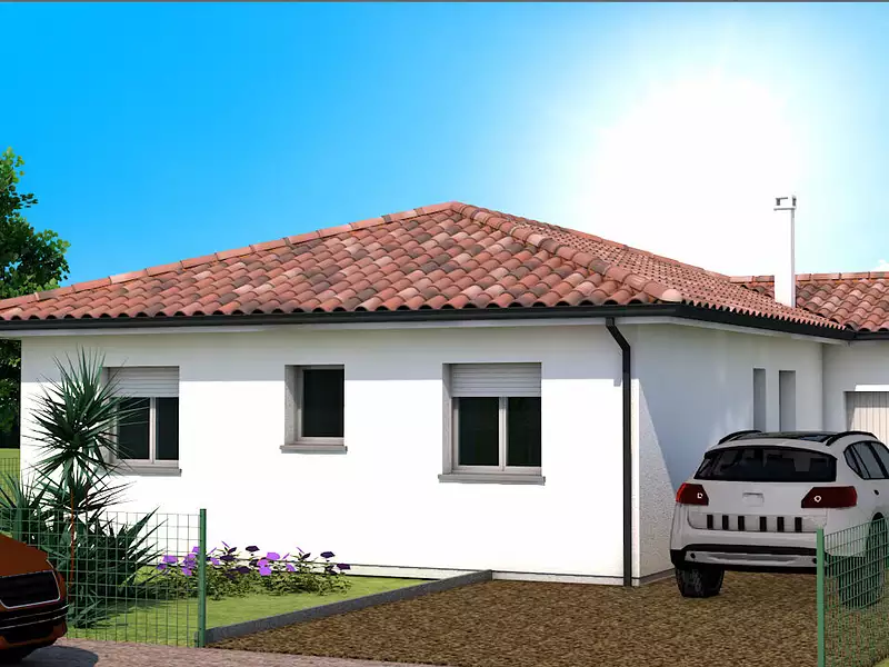 Maison neuve, 84 m² - Seyresse (40180)