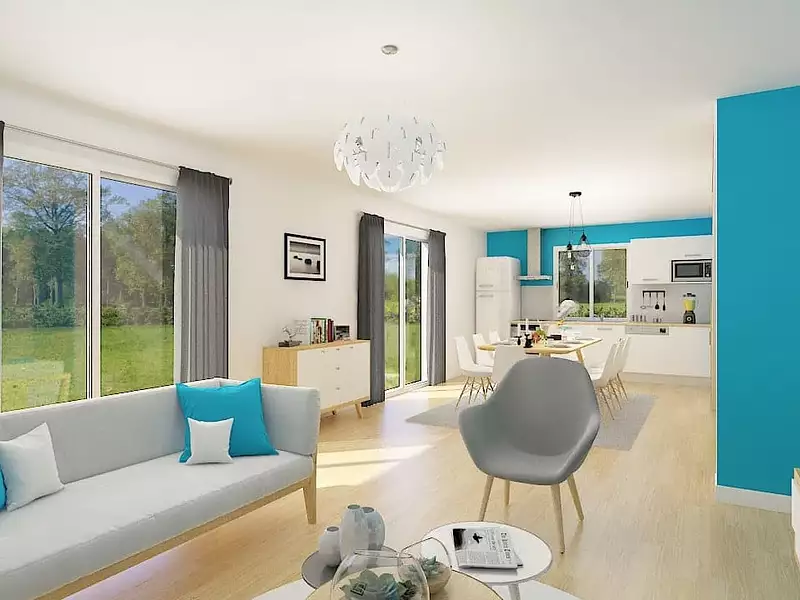 Maison neuve, 106 m² - Vallères (37190)
