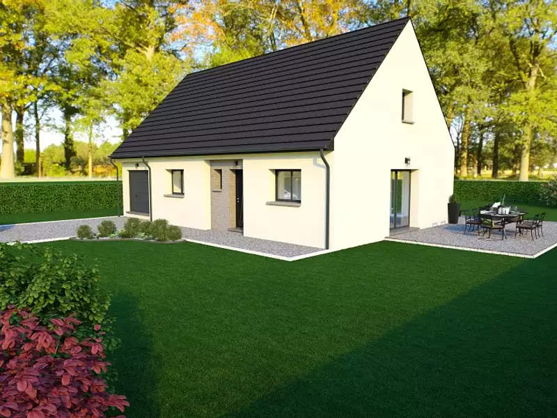 Maison neuve, 97 m² - Crécy-en-Ponthieu (80150)