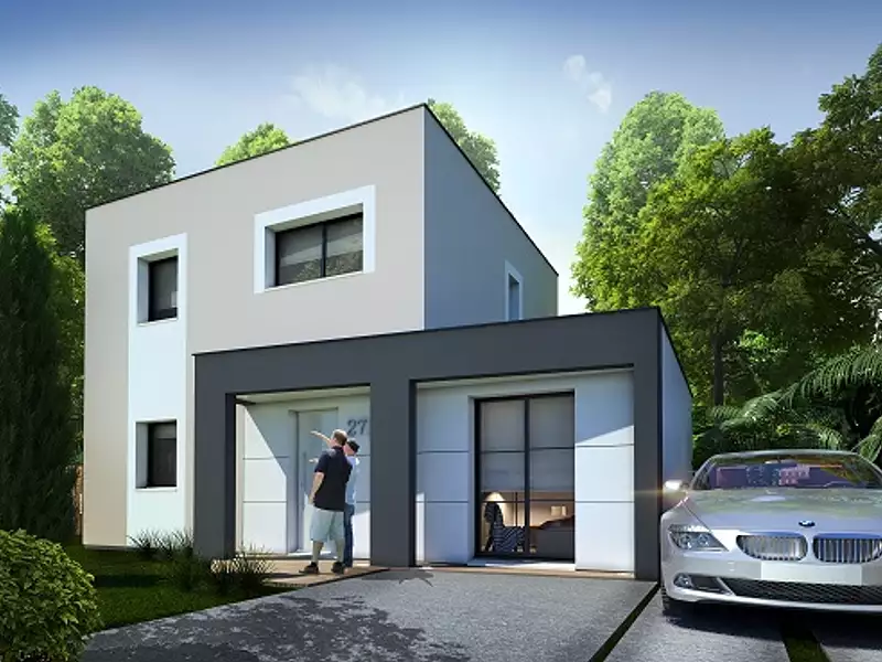 Maison neuve, 90,63 m² - Le Bosc-Roger-en-Roumois (27670)