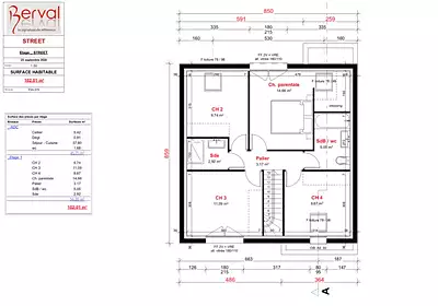 Maison neuve, 102 m²