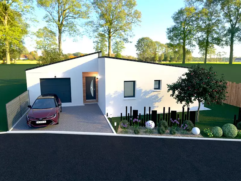 Maison neuve, 110 m² - Les Herbiers (85500)