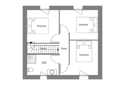 Maison neuve, 57 m²