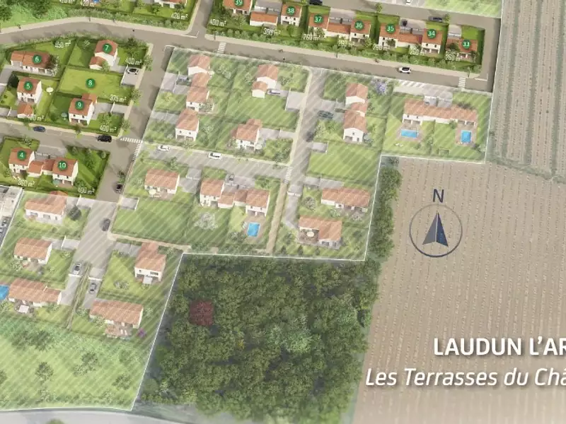 Maison neuve, 71 m² - Laudun-l'Ardoise (30290)
