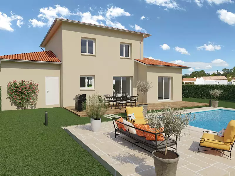Maison neuve, 120 m² - Ronno (69550)