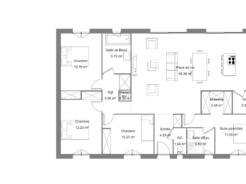Maison neuve, 100 m² - Taradeau (83460)