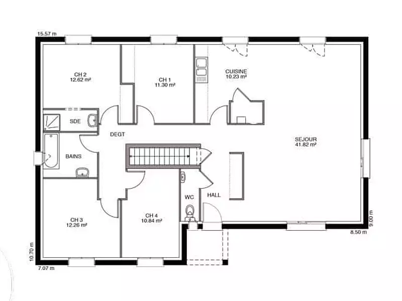 Maison neuve, 108 m² - Béruges (86190)