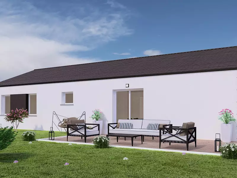 Maison neuve, 83,37 m² - Haraucourt (54110)