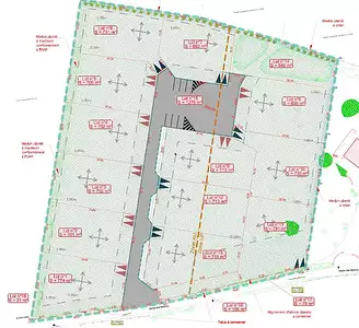 Terrain à bâtir, 730 m²