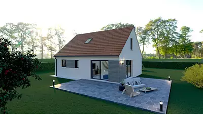 Maison neuve, 72 m²