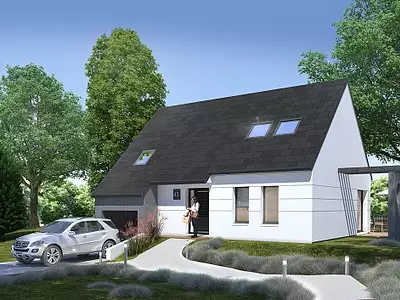 Maison neuve, 92,05 m²