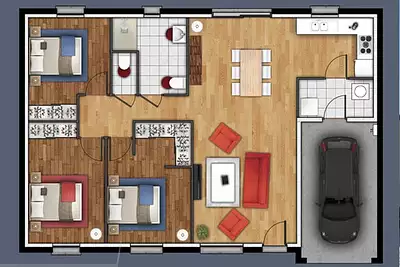 Maison neuve, 89 m²