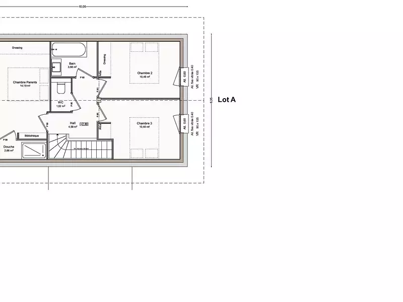 Maison neuve, 96 m² - Cornier (74800)