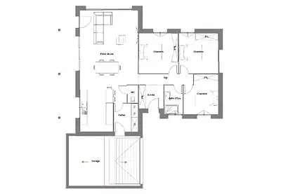 Maison neuve, 90 m²