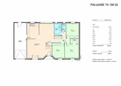 Maison neuve, 100 m²