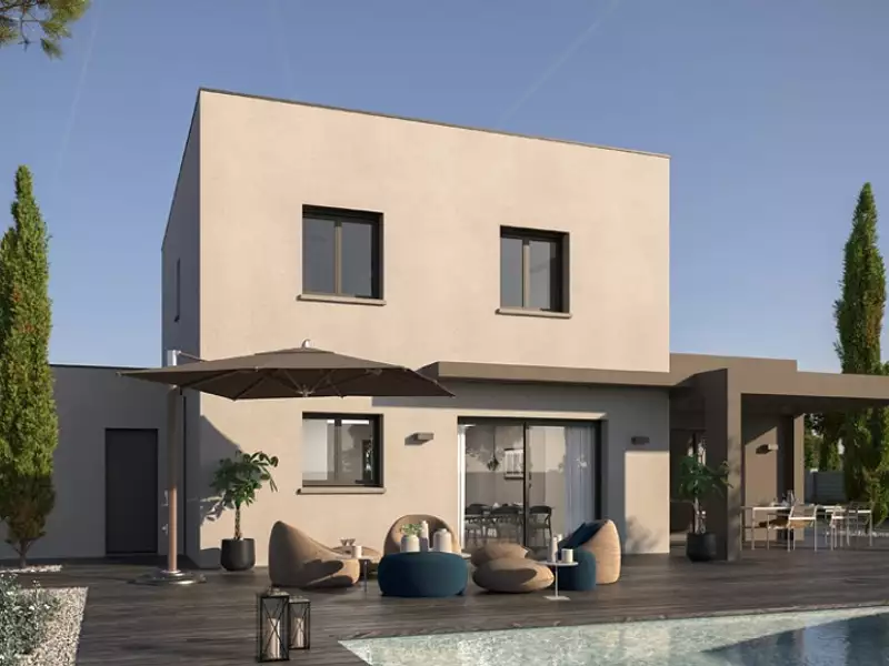 Maison neuve, 105 m² - Marsillargues (34590)