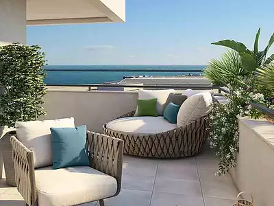 En front de mer à Sète