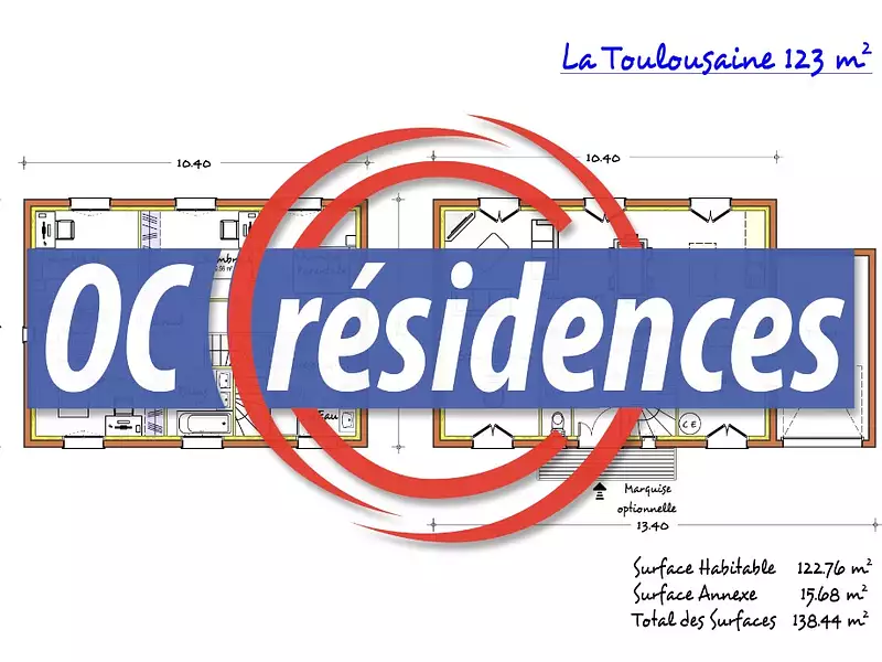 Maison neuve, 122 m² - Béziers (34500)