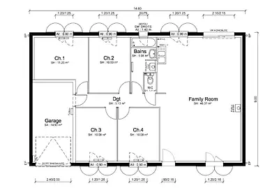Maison neuve, 100 m²