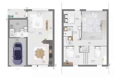 Maison neuve, 105 m²