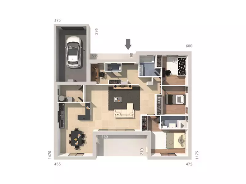 Maison neuve, 119 m² - Canet-en-Roussillon (66140)