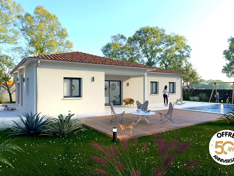 Maison neuve, 100 m² - Fareins (01480)