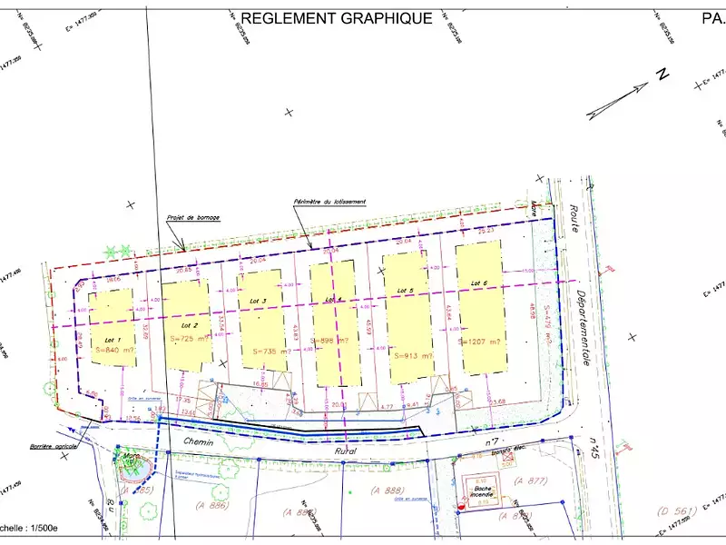 Terrain à bâtir, 913 m² - Grangues (14160)