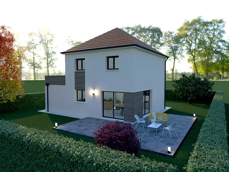 Maison neuve, 90 m² - Friville-Escarbotin (80130)
