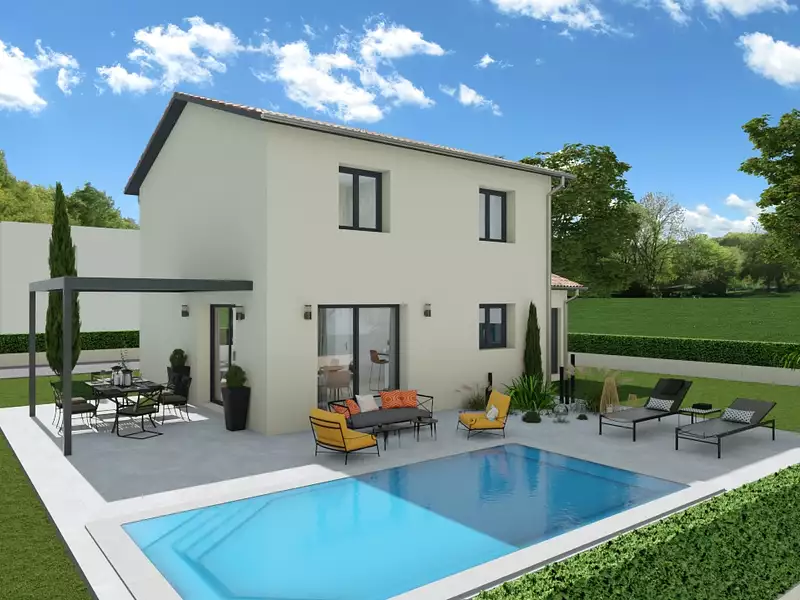 Maison neuve, 94 m² - Montmerle-sur-Saône (01090)
