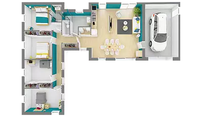 Maison neuve, 109 m²