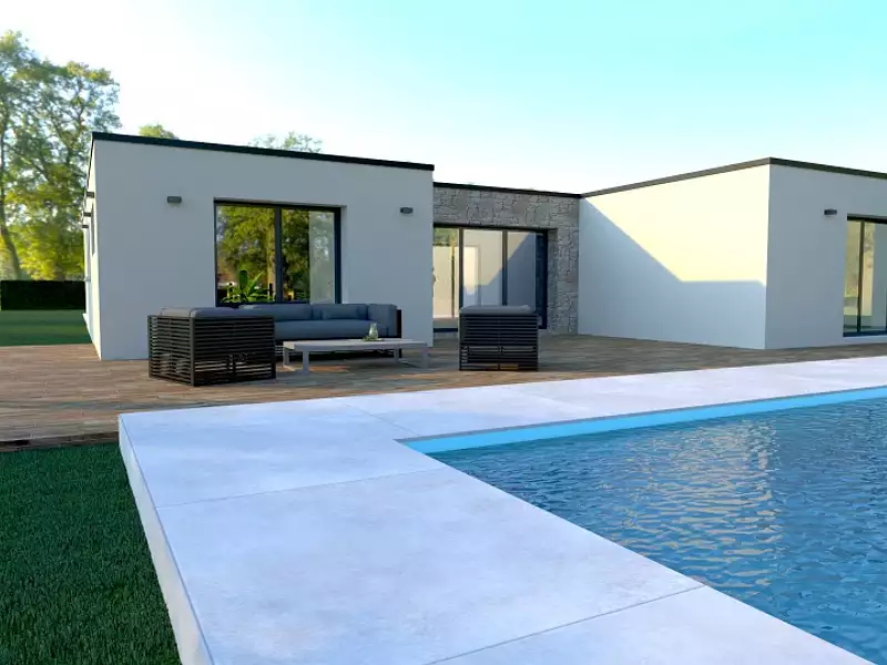 Maison neuve, 120 m² - Port-en-Bessin-Huppain (14520)