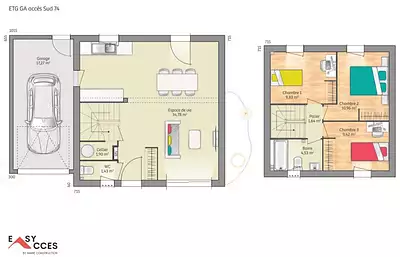 Maison neuve, 74 m²